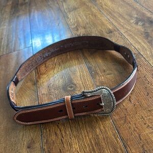 Larry Mahan Real Leather Belt